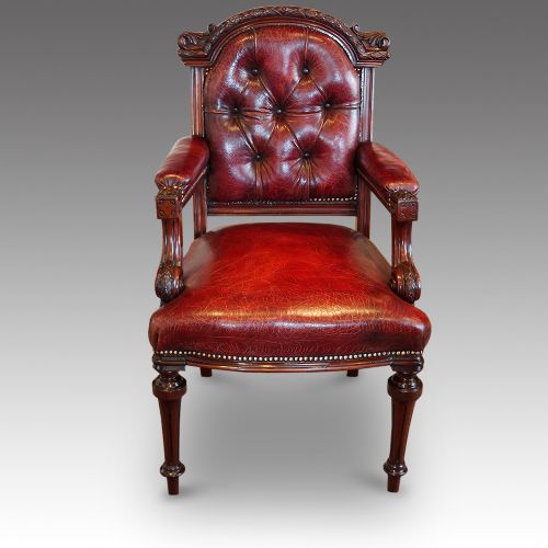 Victorian Mahogany Desk Chair