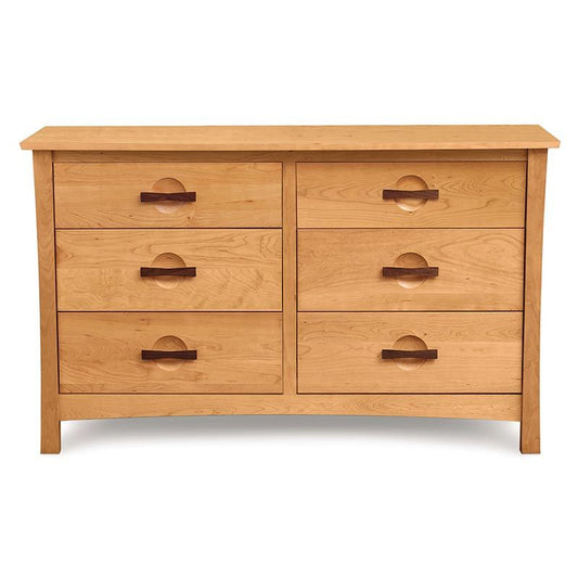 VERMONT WOODS STUDIOS Berkeley Cherry 6 Drawer Dresser Dresser Handmade wood dresser American Craftsman style fused with modern Asian design