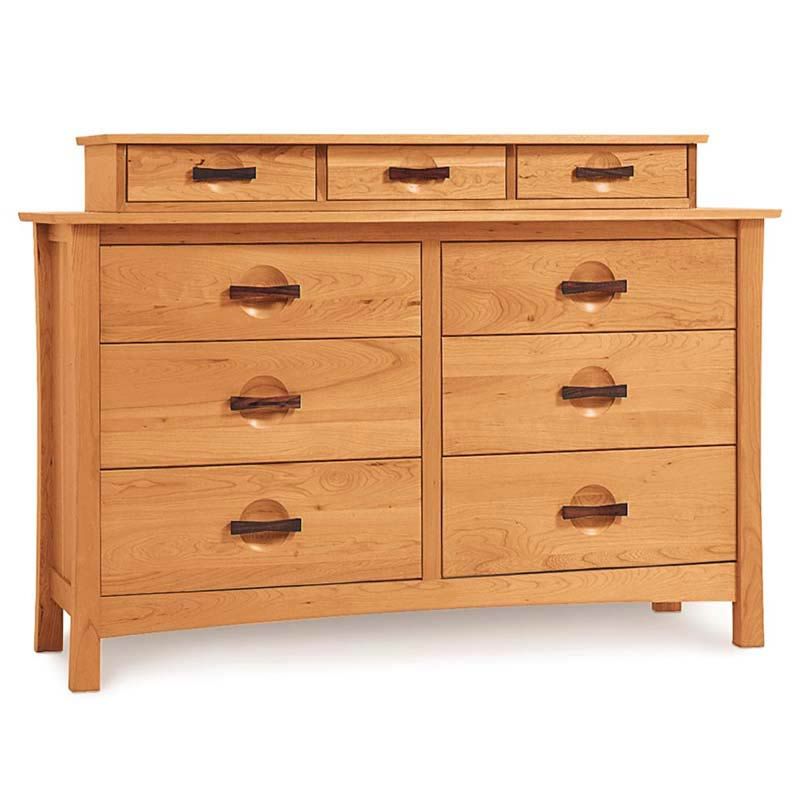 VERMONT WOODS STUDIOS Berkeley Cherry 6 Drawer Dresser Dresser Handmade wood dresser American Craftsman style fused with modern Asian design